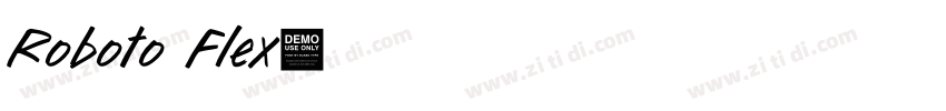 Roboto Flex字体转换
